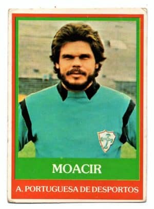Ping Pong Futebol Cards A. A. Portuguesa de Desportos – Nº 75 – Moacir