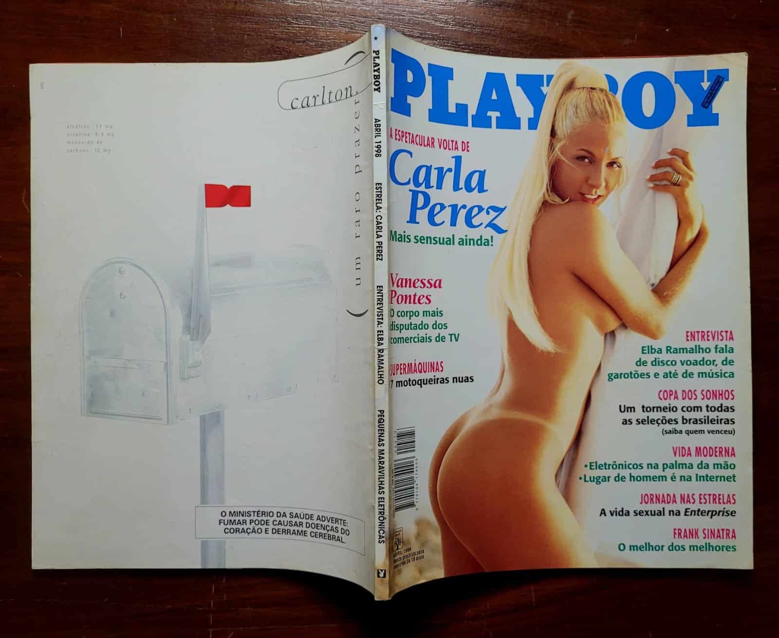 | Casa do Colecionador Playboy Nº 273 | Abril/1998 | Carla Perez | A Espetacular Volta | Ensaio no Pelourinho | Exemplar de Assinante