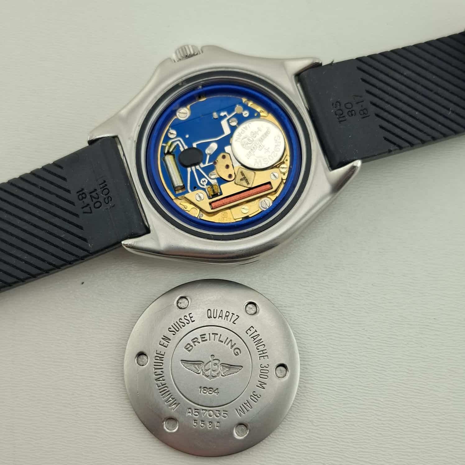 | Casa do Colecionador Relógio Breitling A57035 ETA 955412 Grife Social Unisex (Frete Grátis)