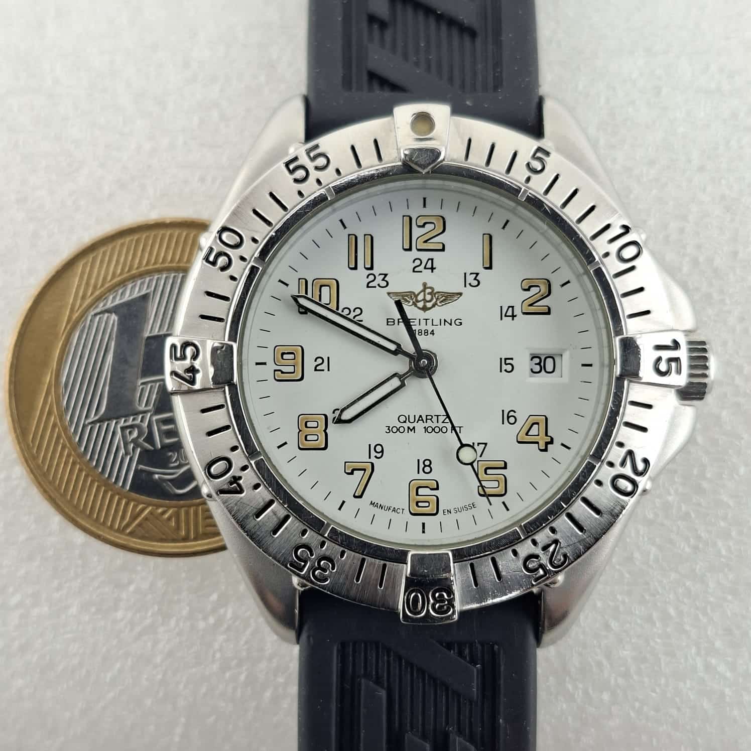 | Casa do Colecionador Relógio Breitling A57035 ETA 955412 Grife Social Unisex (Frete Grátis)
