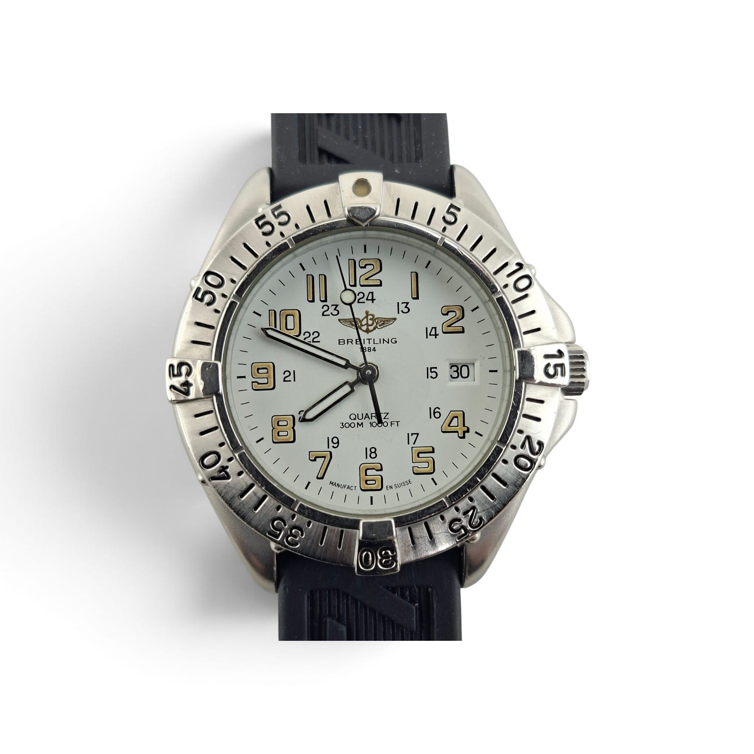 | Casa do Colecionador Relógio Breitling A57035 ETA 955412 Grife Social Unisex (Frete Grátis)
