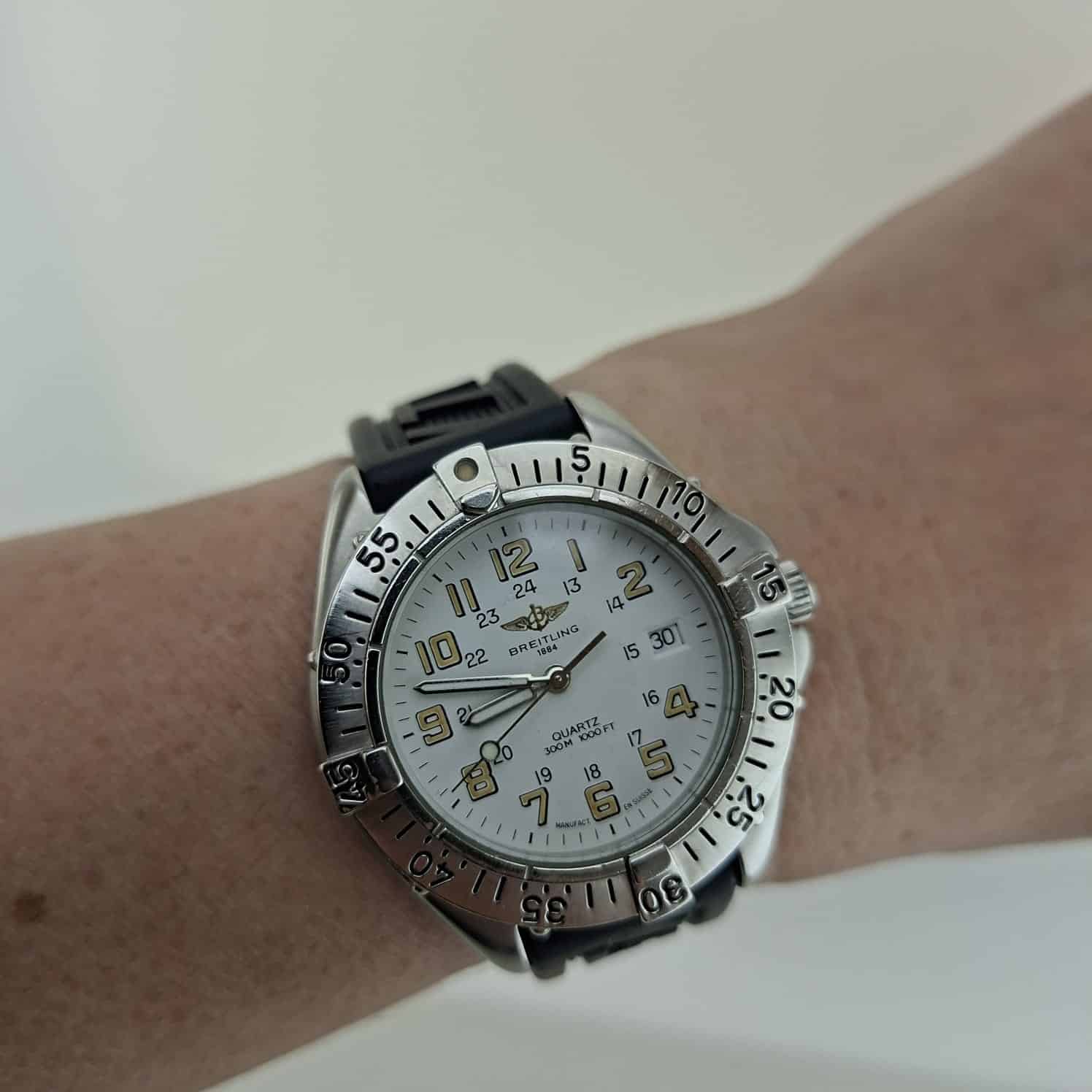 | Casa do Colecionador Relógio Breitling A57035 ETA 955412 Grife Social Unisex (Frete Grátis)