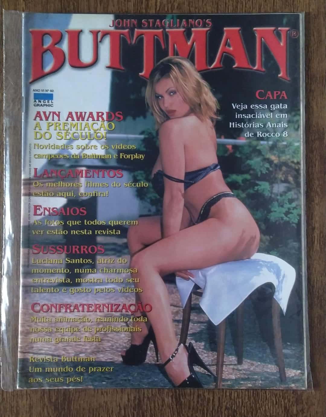 | Casa do Colecionador Revista Buttman ano 6 número 60 - rara!