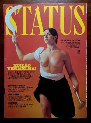 Revista Status Nº 134 | Setembro 1985 | Edição Vermelha | Gilberto Freyre e Ernesto Sábato | Pôster Presente