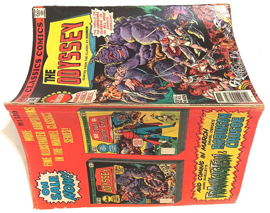 | Casa do Colecionador The Odyssey, Marvel Classics Comics nº18. Marvel – 1977. HQ/Gibi antigo/Importado