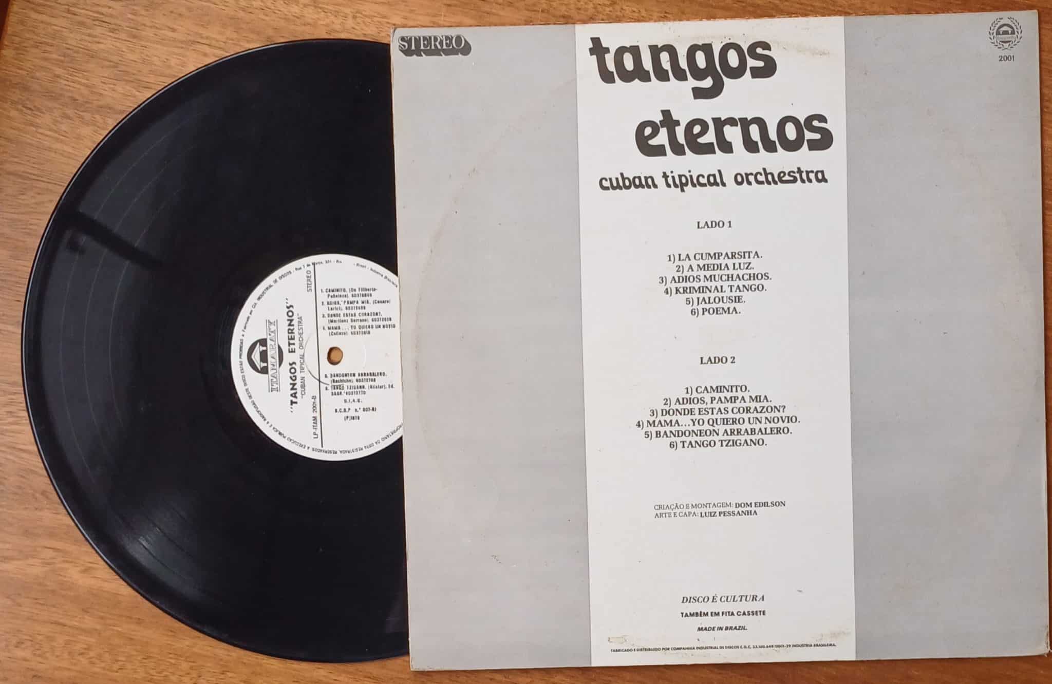 | Casa do Colecionador Vinil lp Cuban Tipical Orchestra Tangos eternos. Lá cumparsita Caminito.
