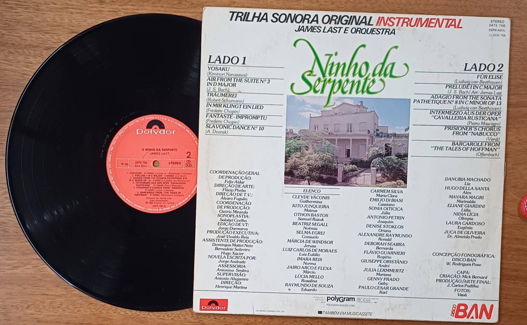 | Casa do Colecionador Vinil lp James Last e orquestra. Ninho da serpente instrumental.