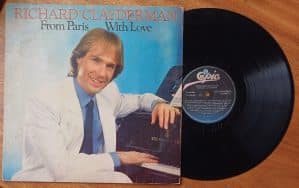 Vinil lp Richard Clayderman From Paris with love. Think of Laura.