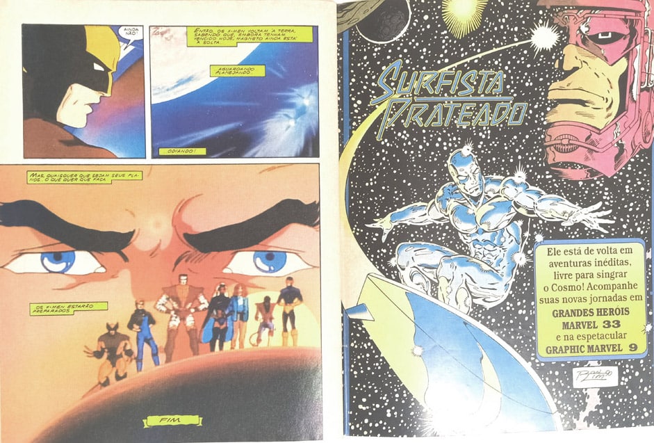 | Casa do Colecionador X-Men: Desenho Animado. Graphic Marvel n° 8. Abril – 1991.