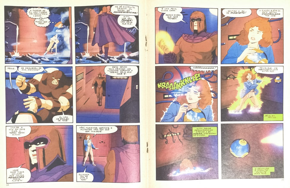 | Casa do Colecionador X-Men: Desenho Animado. Graphic Marvel n° 8. Abril – 1991.