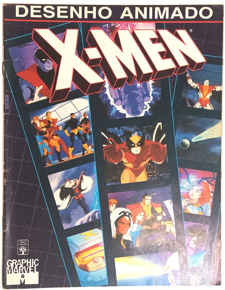 | Casa do Colecionador X-Men: Desenho Animado. Graphic Marvel n° 8. Abril – 1991.