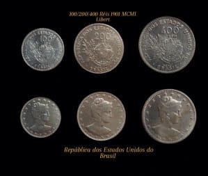 100/200/400 Réis 1901 MCMI Sku 0191