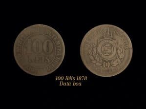 100 Réis 1878 Sku 0158