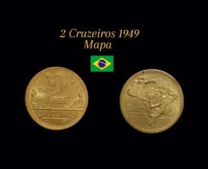 2 Cruzeiros 1949 Sob Sku 0144