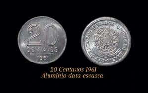 20 Centavos 1961 Sku 1814