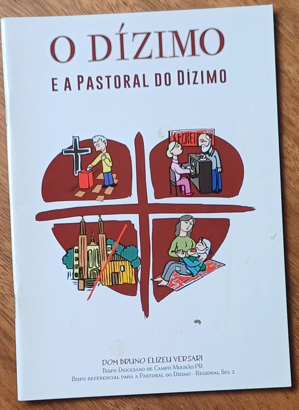 | Casa do Colecionador 21gr. Livreto O dízimo e a pastoral do dízimo. Dom Bruno E Versari.