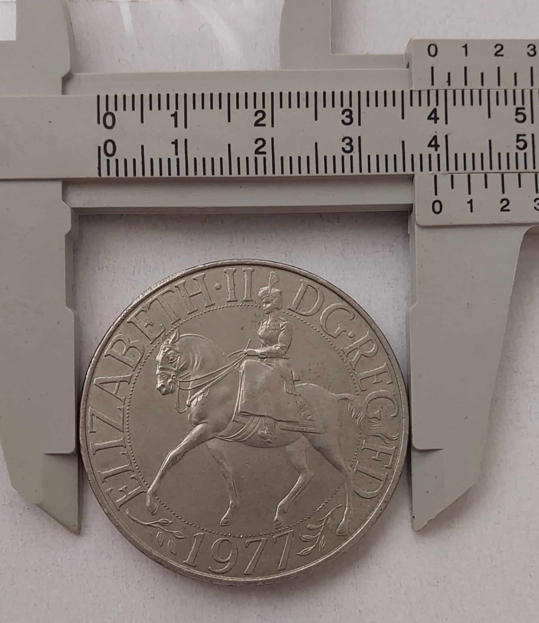 | Casa do Colecionador 25 New Pence 1977 Reino Unido Sku 0161