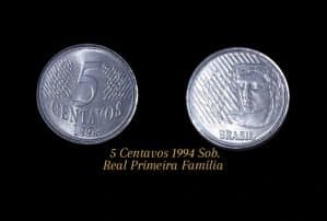 5 Centavos 1994 Sob. Sku 0184