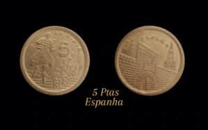 5 Pesetas 1996 Espanha Sku 0199
