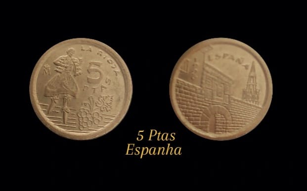 | Casa do Colecionador 5 Pesetas 1996 Espanha Sku 0199