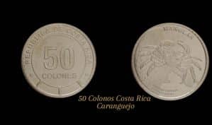 50 Colones Costa Rica Sku 0181