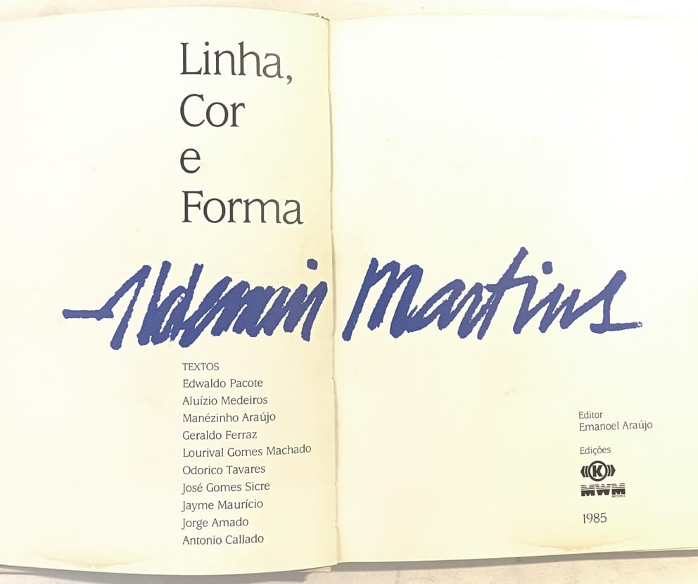 | Casa do Colecionador Aldemir Martins – Linha. Cor e Forma. MWM - 1985.