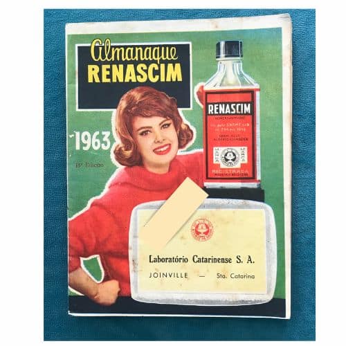 | Casa do Colecionador Almanaque De Farmacia – Almanaque Renascim - 1963 - Laboratório Catarinense