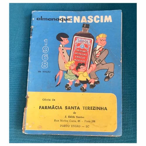 | Casa do Colecionador Almanaque De Farmacia – Almanaque Renascim - 1968 - Farmacia Santa Terezinha - Porto União SC