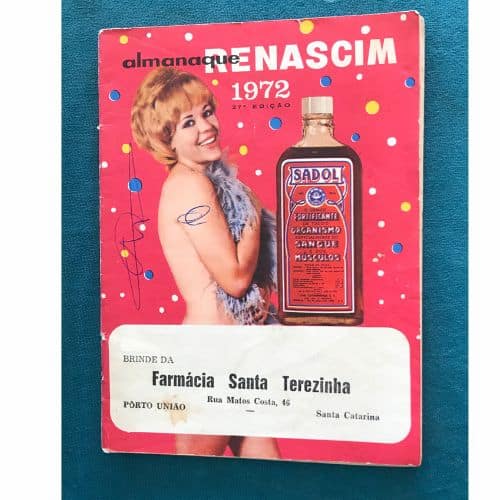 | Casa do Colecionador Almanaque De Farmacia – Almanaque Renascim - 1972 - Farmacia Santa Terezinha