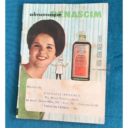 | Casa do Colecionador Almanaque De Farmacia – Almanaque Renascim Sadol - 1966 - Farmacia Moderna