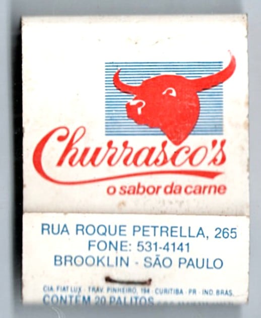 | Casa do Colecionador Caixa De Fosforos – Churrascos Sabor da Carne – Anos 70