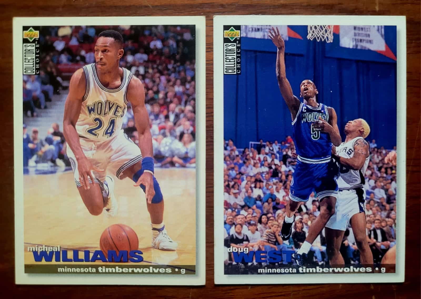 | Casa do Colecionador Card Basquete - Upper Deck Collector's Choice 1995 - Minnesota Timberwolves