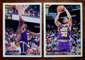 Card Basquete - Upper Deck Collector's Choice 1995 - Utah Jazz