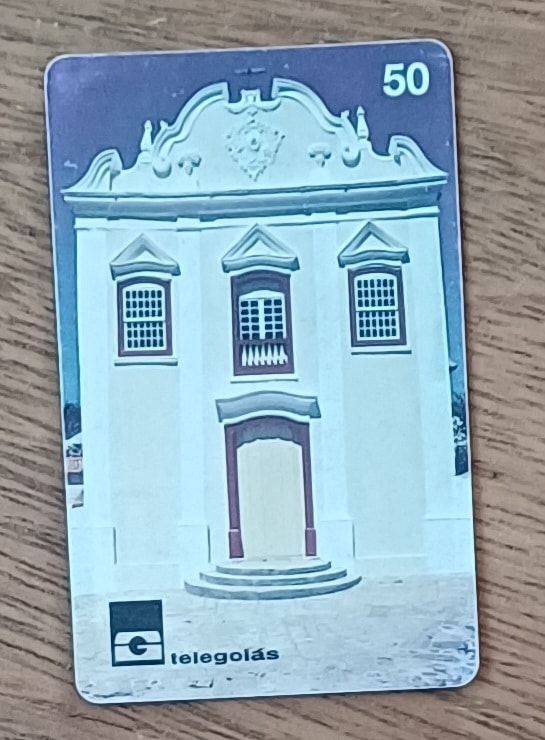| Casa do Colecionador Cartão telefone Brasil Telegoias 1998. Igreja da Boa morte.