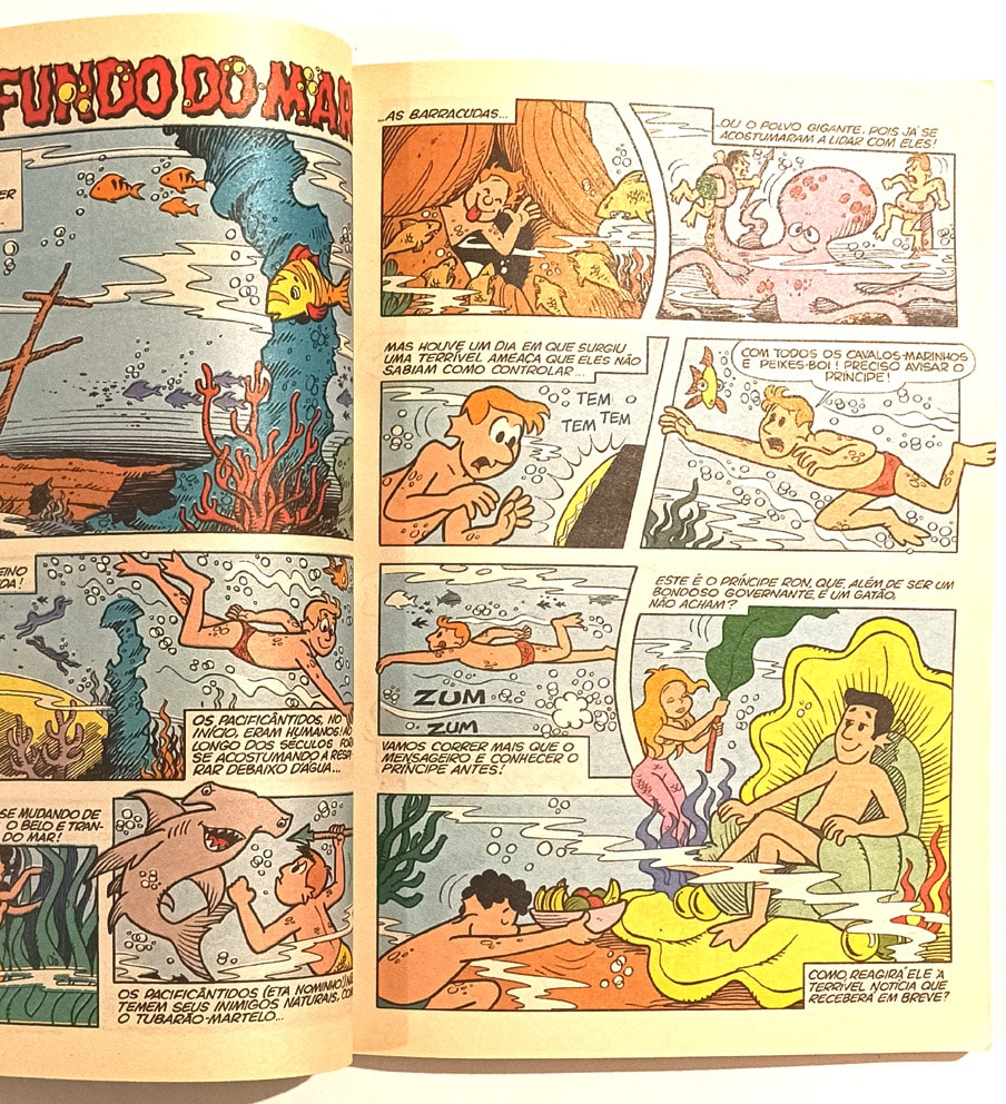 | Casa do Colecionador Cascão versus Capitão Feio, Almanaque Temático nº35. Panini-2015.