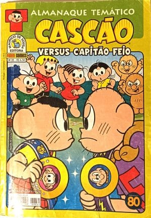 Cascão versus Capitão Feio, Almanaque Temático nº35. Panini-2015.