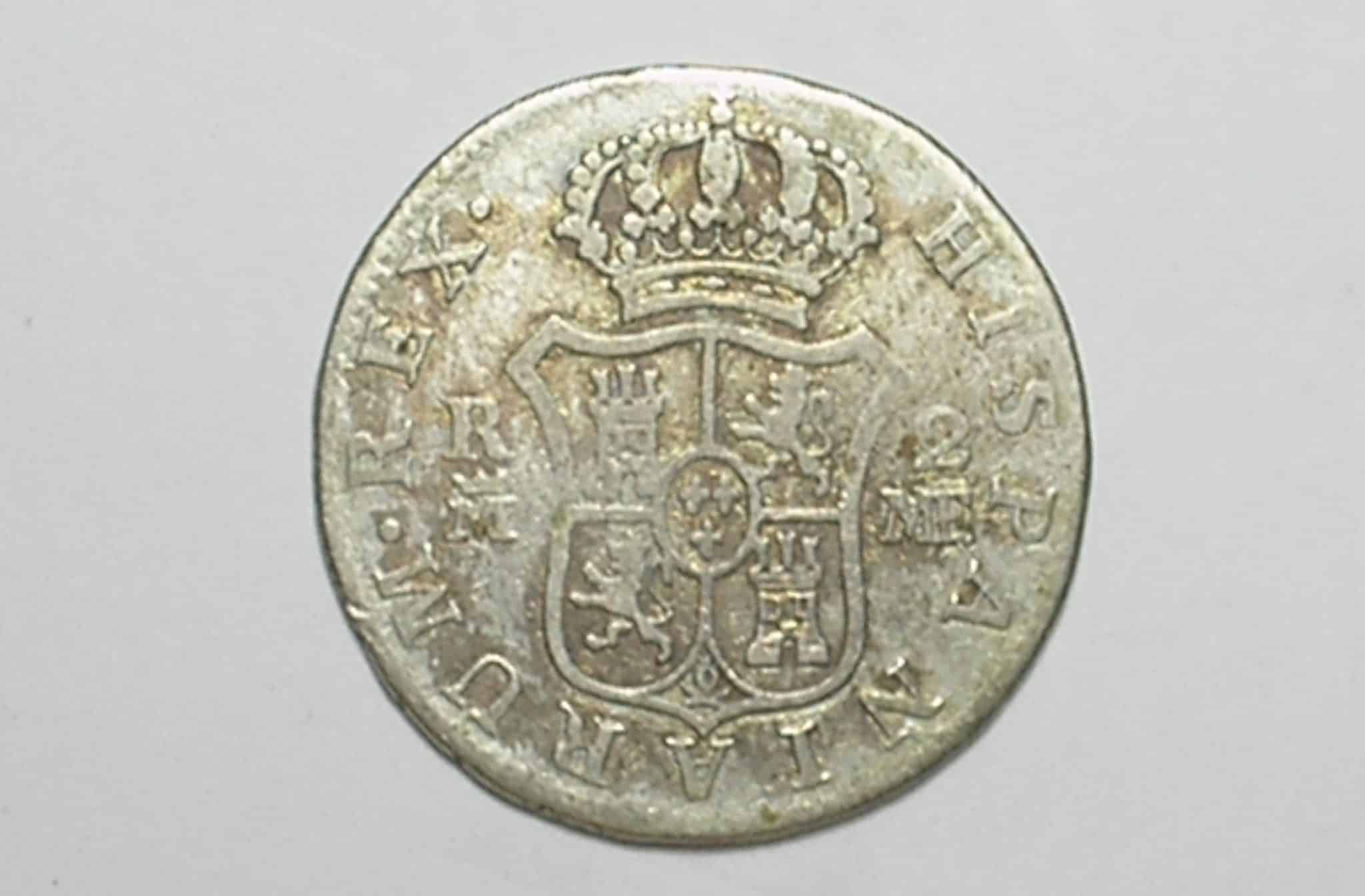 | Casa do Colecionador Espanha) 2 Reales - 1800-M (mf) / Carolus IIII / Prata / M600