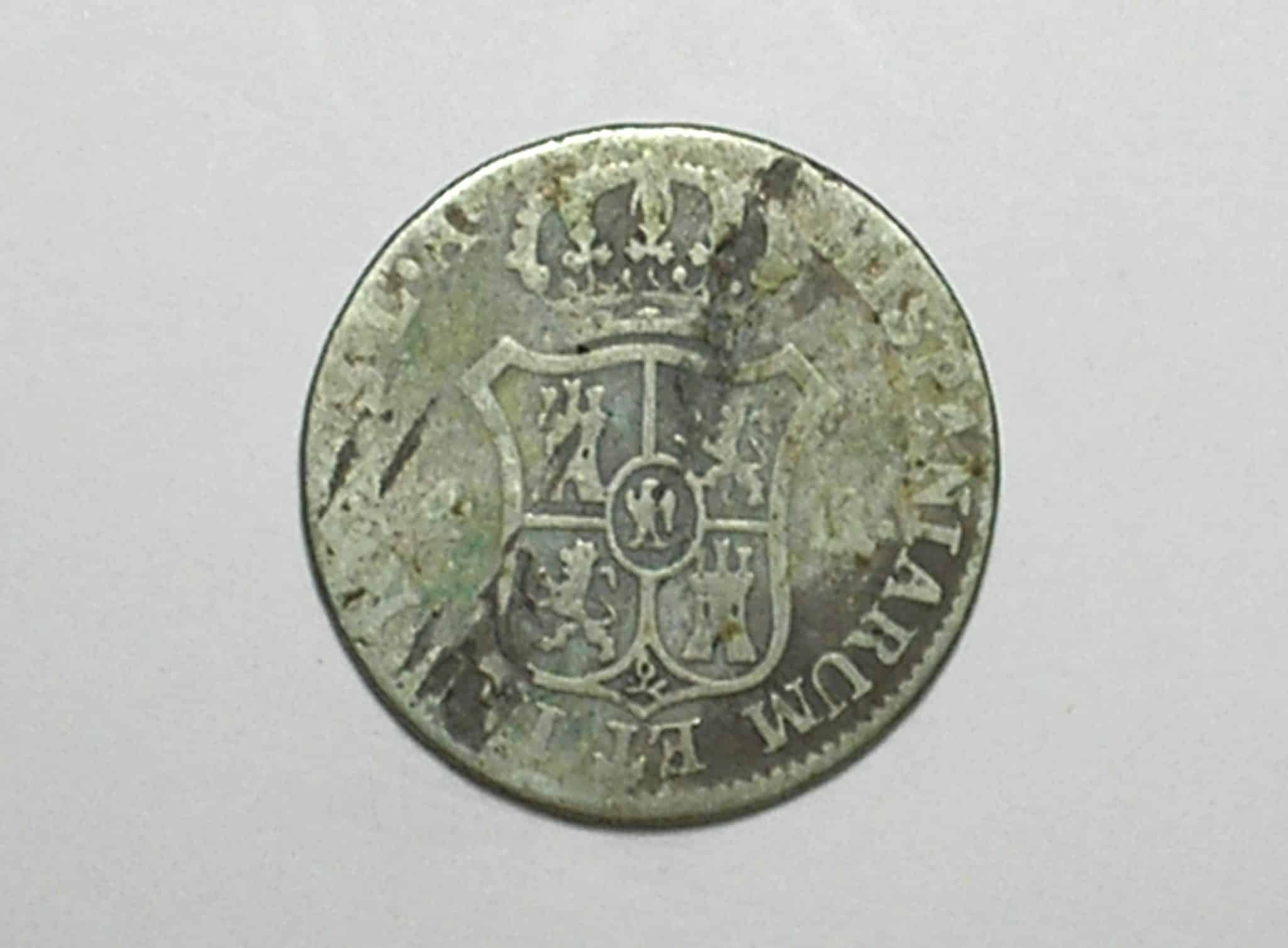 | Casa do Colecionador Espanha) 4 Reales - 1812-S (La) / Iosephus Napoleon / Escassa / Prata / M600
