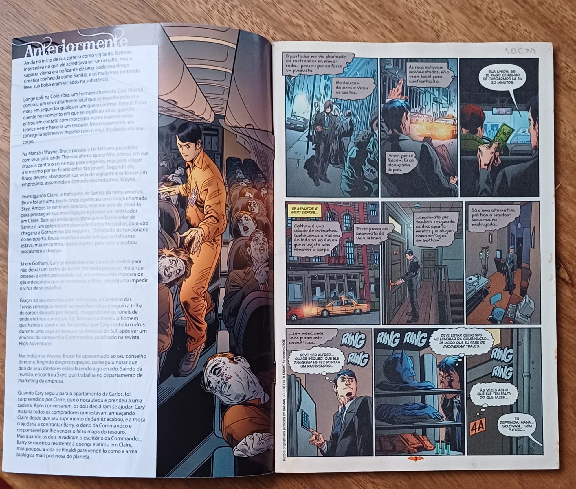 | Casa do Colecionador F26g. Gibi Batman extra 10 Panini 2008. Na saúde e na doença.