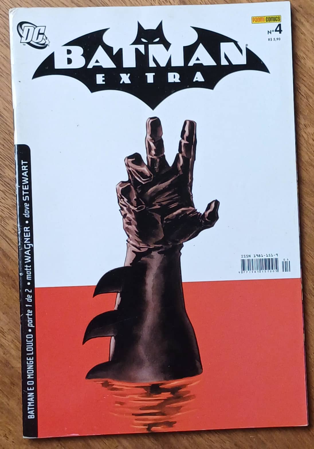 | Casa do Colecionador F26g. Gibi Batman extra 4 Panini 2007. O monge louco.