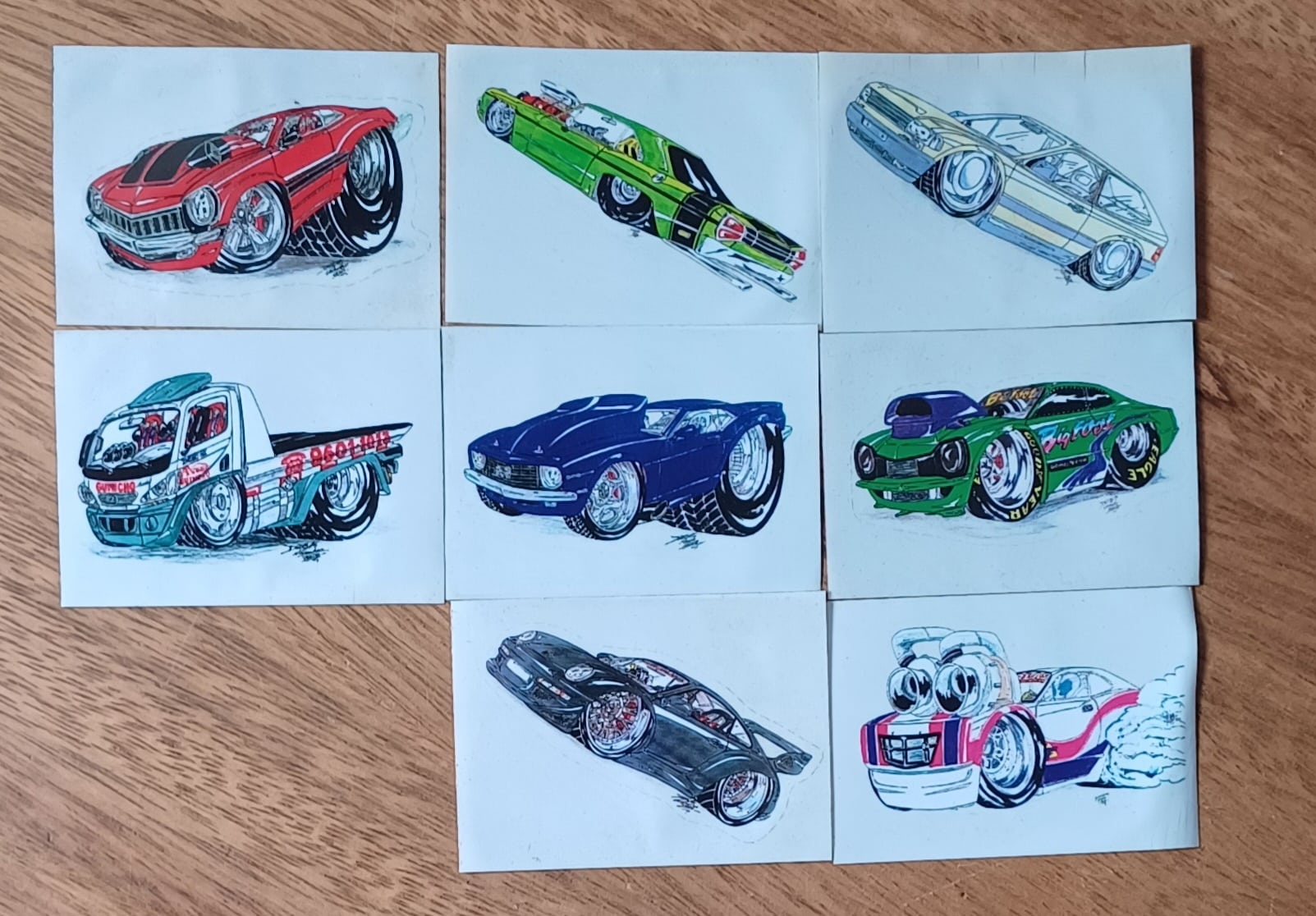 | Casa do Colecionador Figurinhas Hot wheels brancas sem número a escolher.