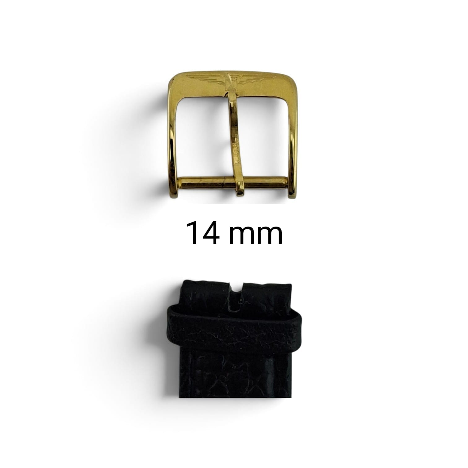 | Casa do Colecionador Fivela Longines Com Logo Tam 14 mm Banho 18 k
