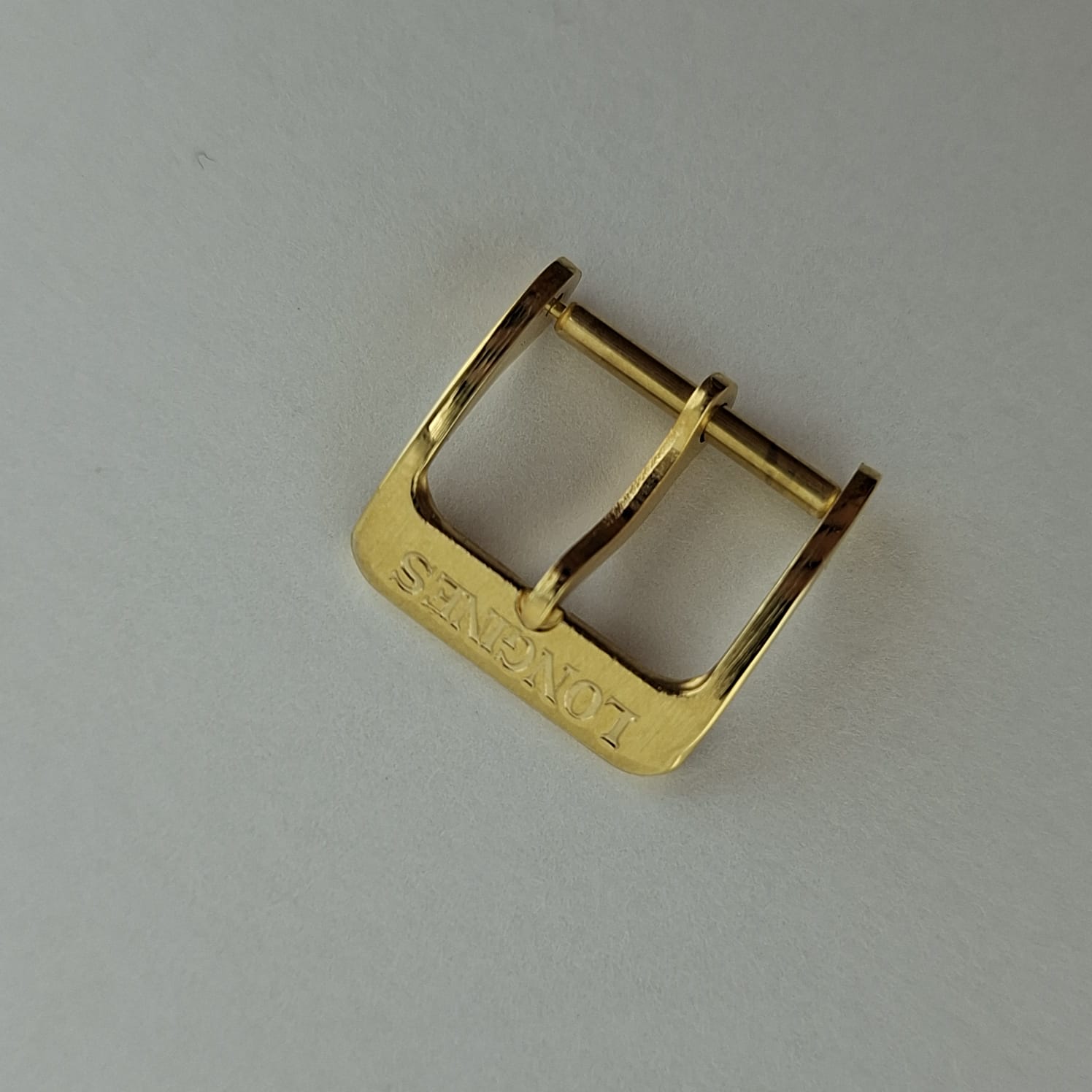 | Casa do Colecionador Fivela Longines Tam 14 mm Banho 18 k Assinada