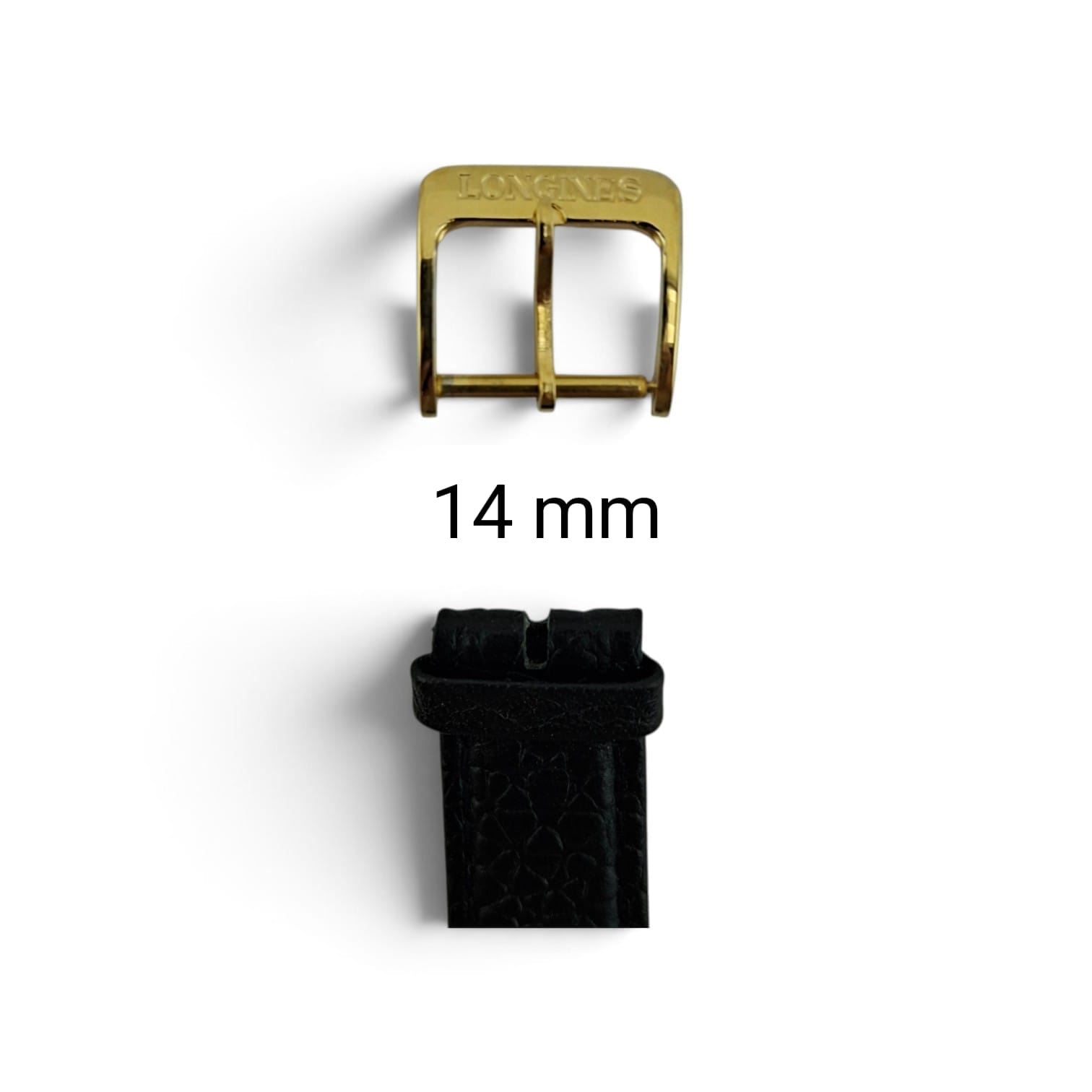 | Casa do Colecionador Fivela Longines Tam 14 mm Banho 18 k Assinada