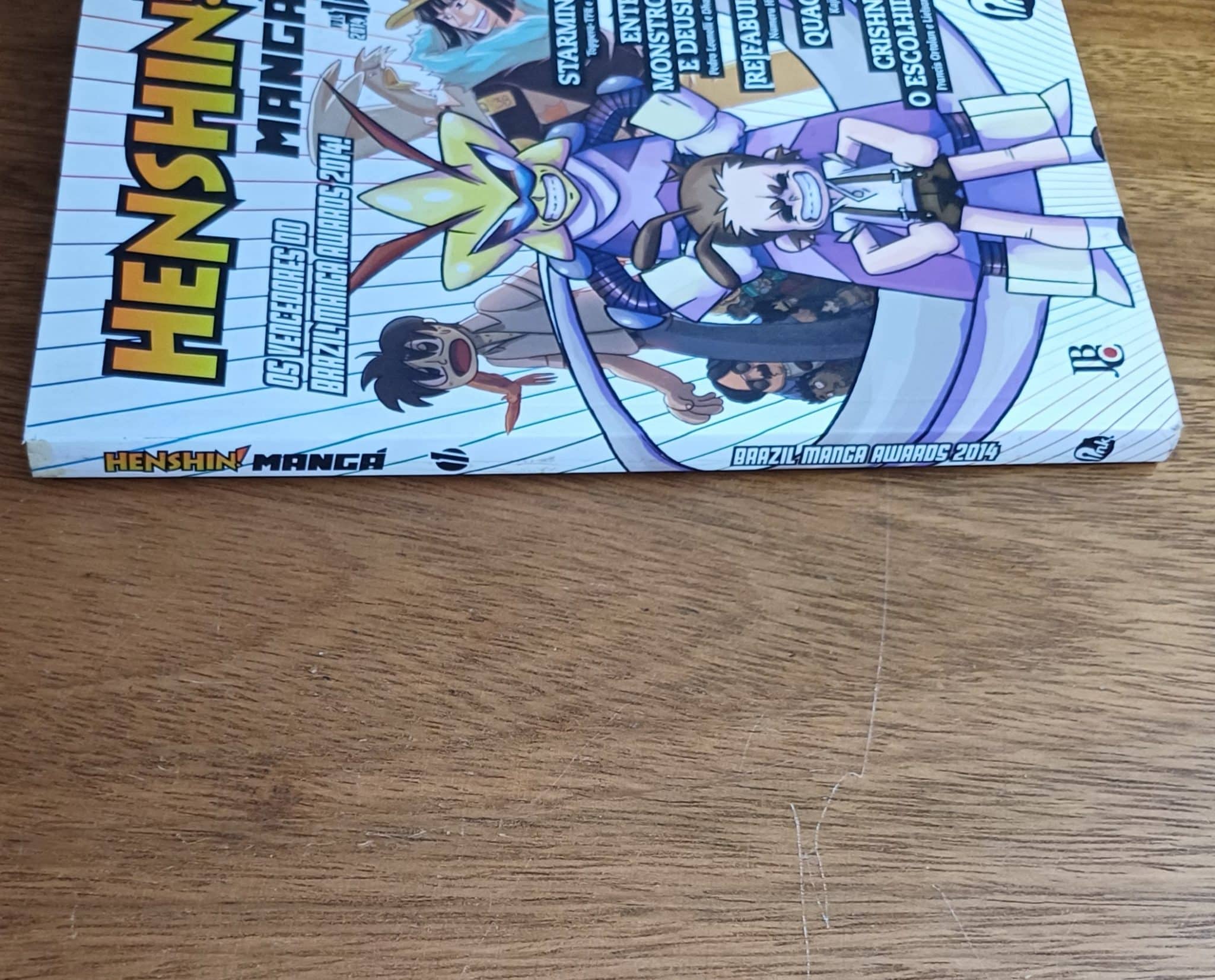 | Casa do Colecionador G21q. Gibi Henshin mangá 1 JBC 2014. Starmind Entre monstros e deuses.