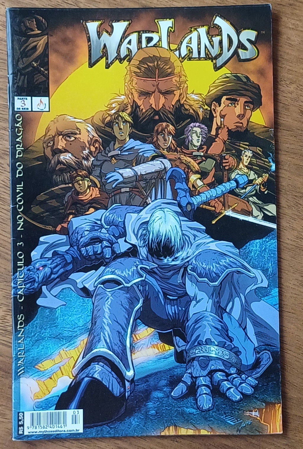 | Casa do Colecionador G25g. War lands 3 ed Mythos 2002. No covil do dragao.