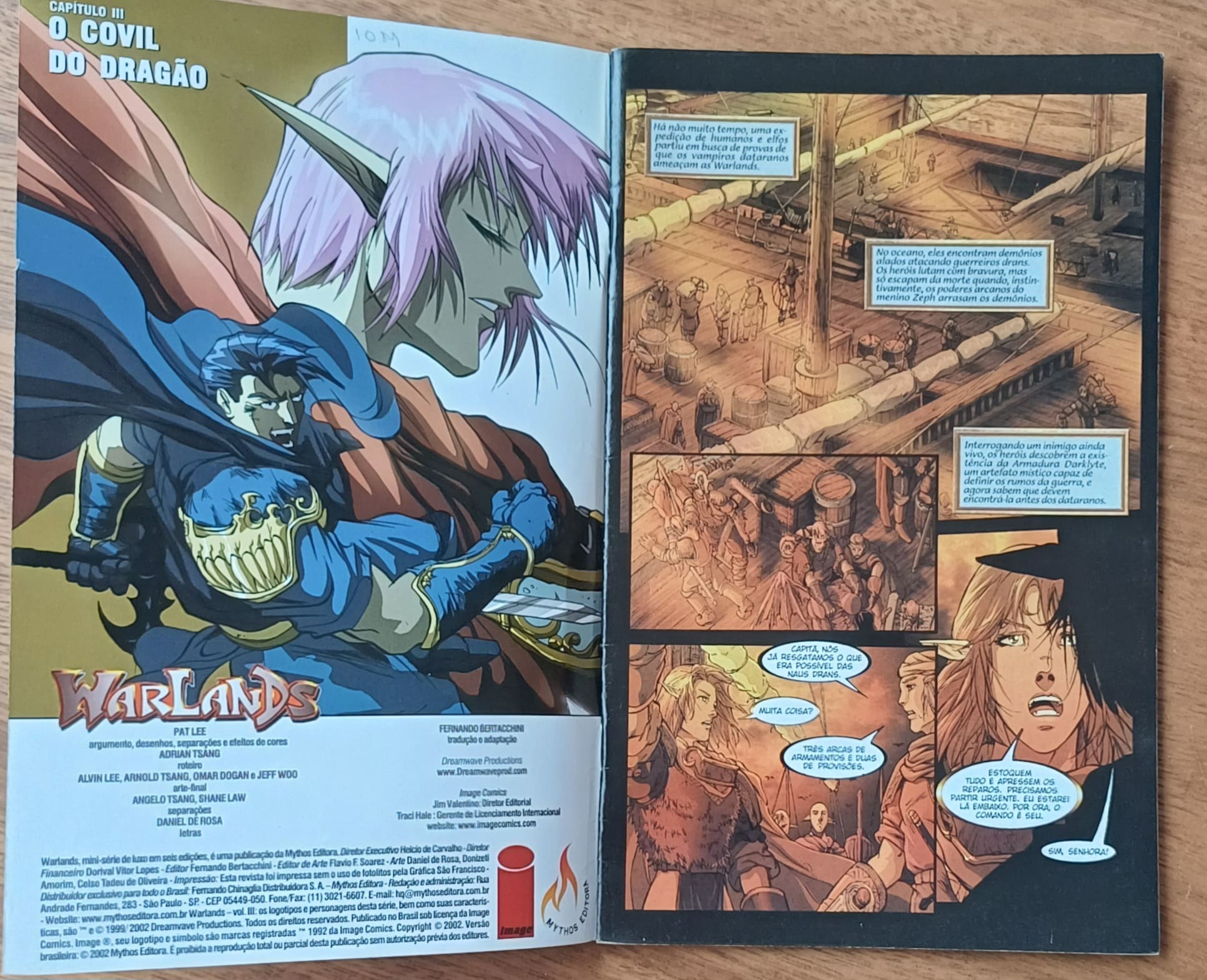 | Casa do Colecionador G25g. War lands 3 ed Mythos 2002. No covil do dragao.