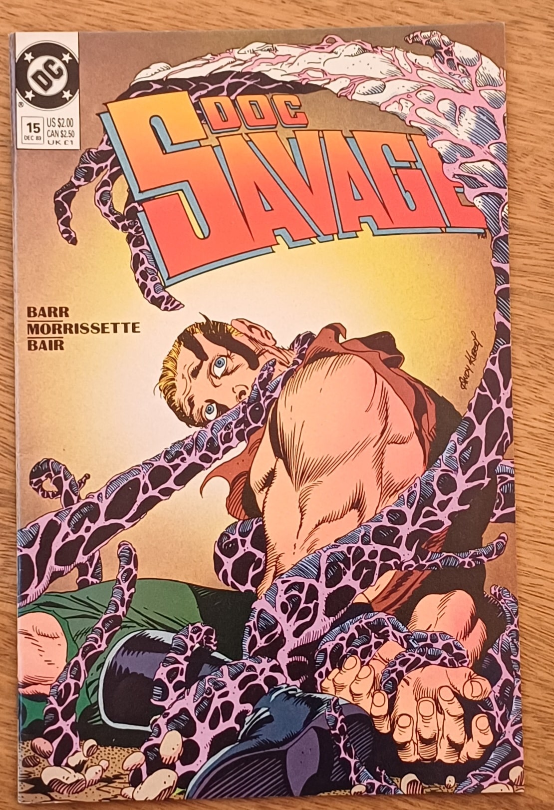 | Casa do Colecionador G26g. Gibi Doc Savage 15 ed DC 1989 em inglês. The sea baron.