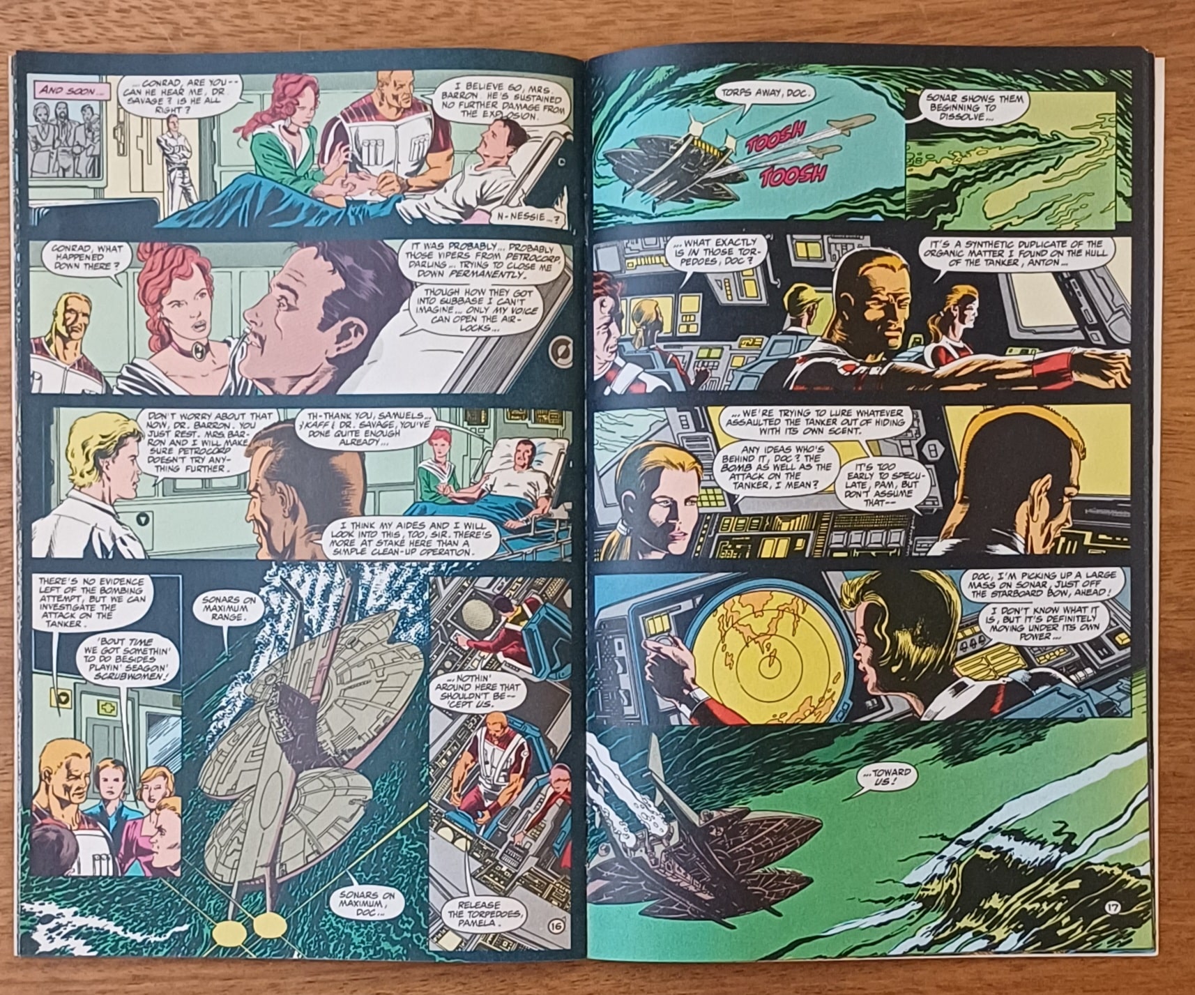 | Casa do Colecionador G26g. Gibi Doc Savage 15 ed DC 1989 em inglês. The sea baron.