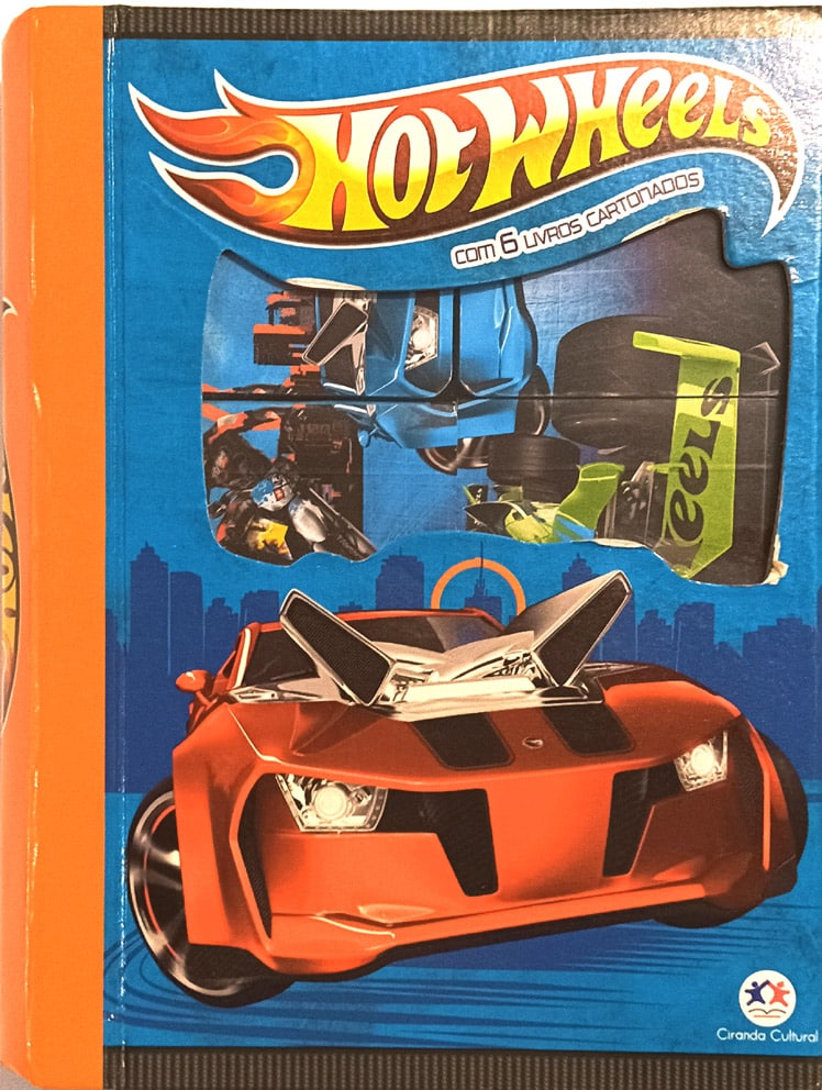 | Casa do Colecionador Hot Wheels, com 6 livros cartonados. Ciranda Cultura – 2018